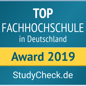 Top Fachhochschule in Deutschland, Award 2019, StudyCheck
