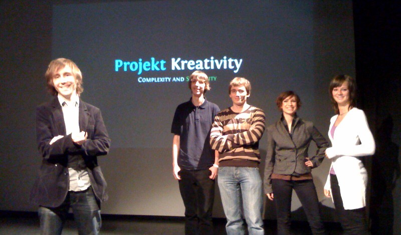 Andre Duhme und seine Projektgruppe "Kreativity"