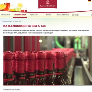 Screenshot Webseite Katlenburger