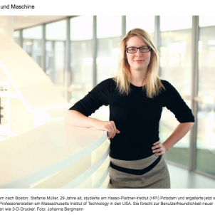 Dr. Stefanie Müller. Hasso-Plattner-Institut / Foto: Johanna Bergmann, PNN