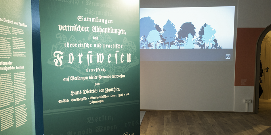 Kloster Ilsenburg: Ausstellung zu Hans-Dietrich von Zanthier, Texte und Animationsfilm / Foto: J. Cramme